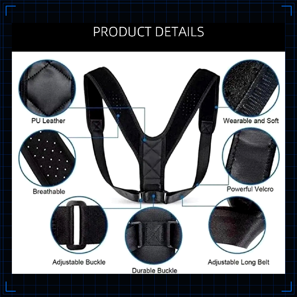 PostureMaxx™ Adjustable Back Corrector
