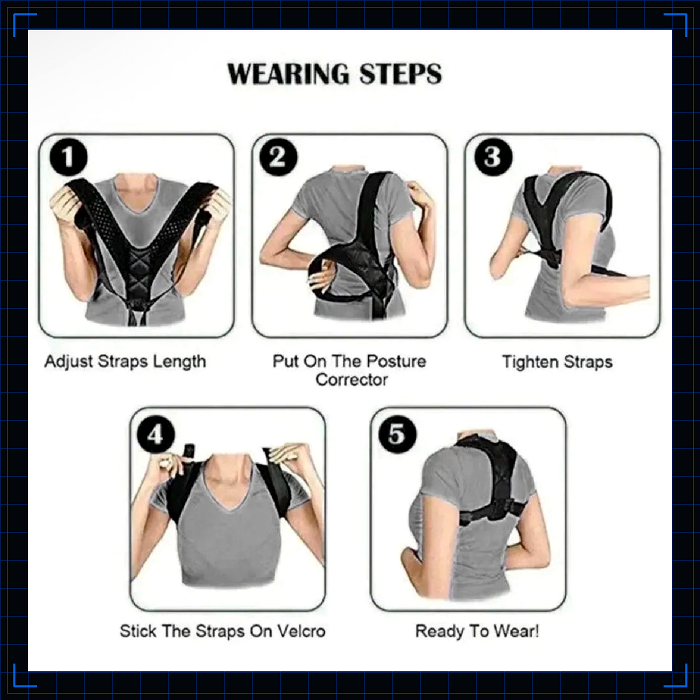 PostureMaxx™ Adjustable Back Corrector