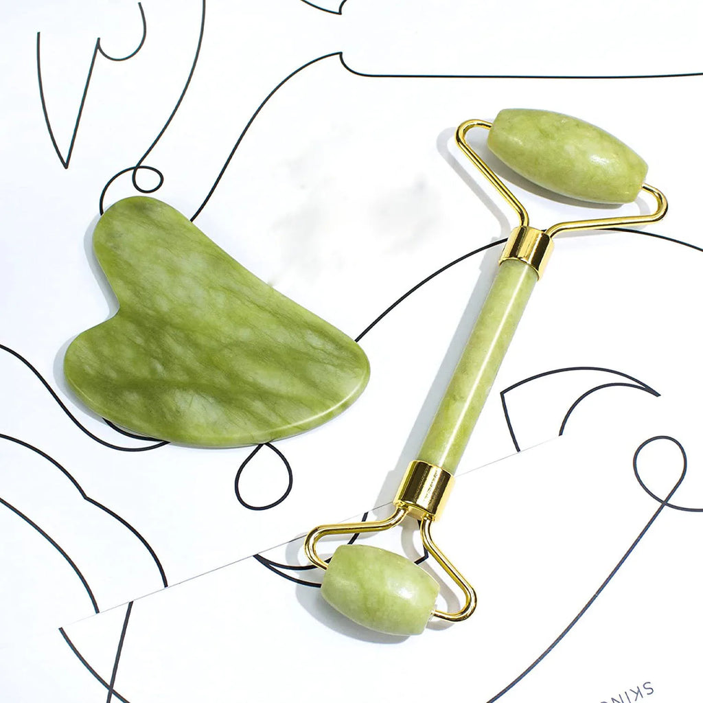 AppealMaxx™ Jade Facial Roller & Gua Sha Set