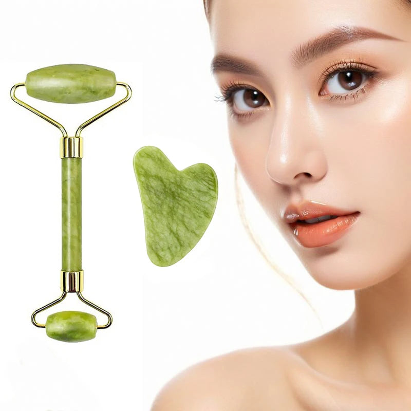 AppealMaxx™ Jade Facial Roller & Gua Sha Set