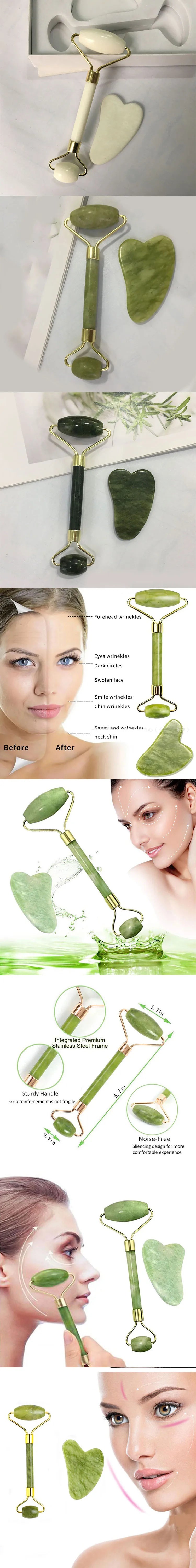 AppealMaxx™ Jade Facial Roller & Gua Sha Set