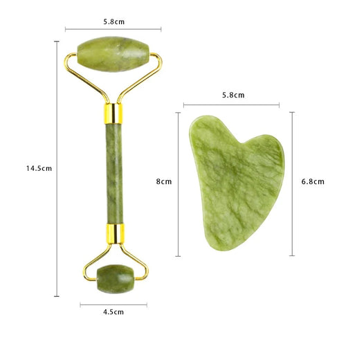 AppealMaxx™ Jade Facial Roller & Gua Sha Set