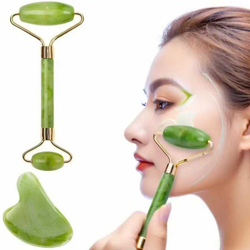 AppealMaxx™ Jade Facial Roller & Gua Sha Set