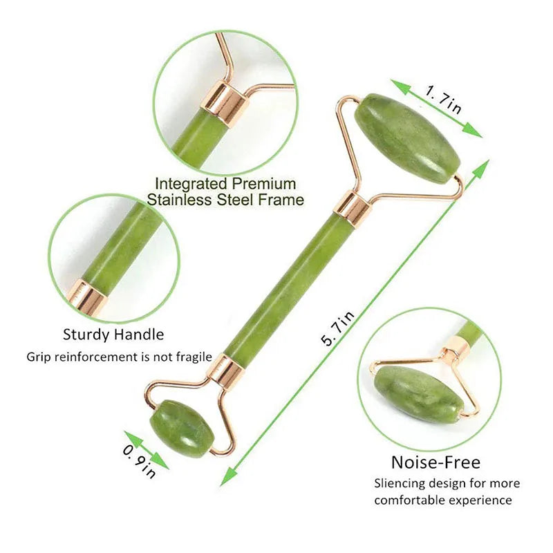 AppealMaxx™ Jade Facial Roller & Gua Sha Set